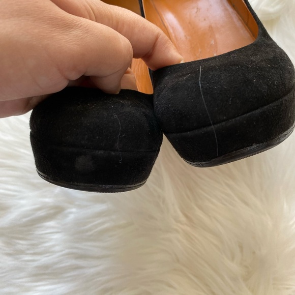 Gucci suede nappa heels size 7 black color - Picture 3 of 7
